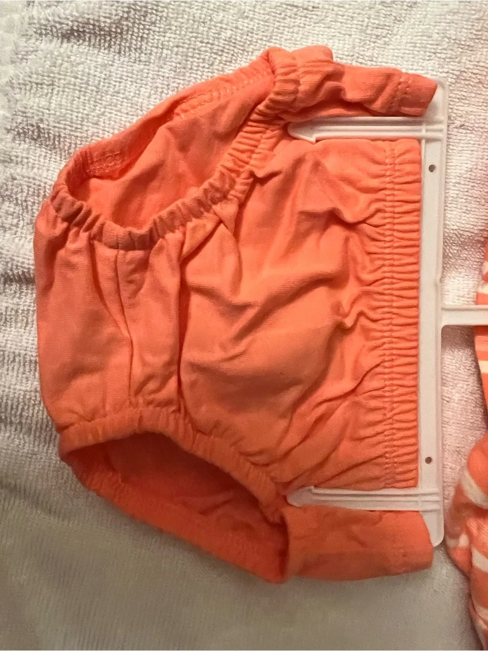 Girls' Pink Striped Short-Sleeve Set